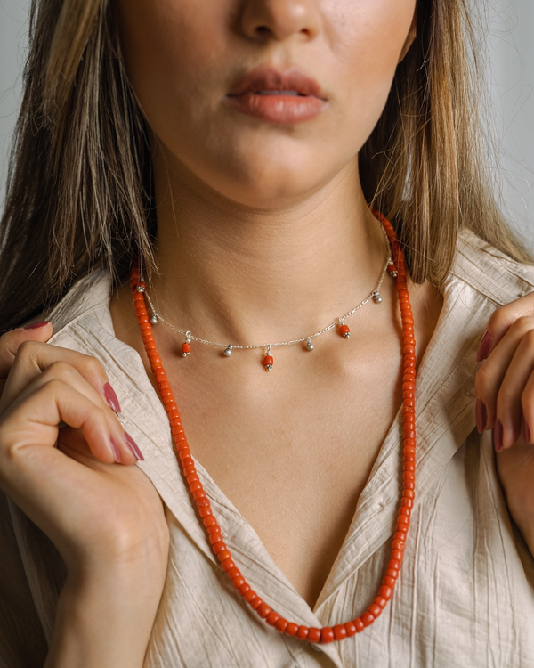 Coral choker